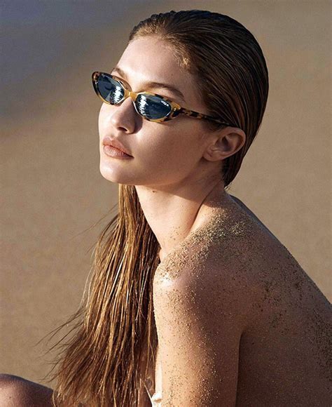 Gigi Hadid for vogue sunglasses